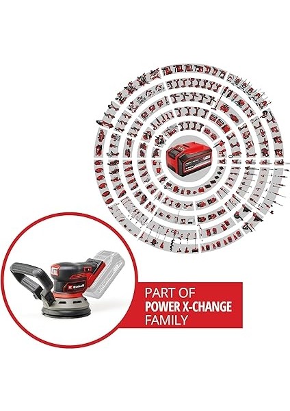 Professional Akülü Eksantrik Zımpara Tp-Rs 18/32 Li Bl-Solo Power X-Change (18 V, Kömürsüz Motor, 3,2 mm Salınım Çapı, 125 mm Zımpara Levhası, Zımpara Kağıdı Dahil) - 4462020 fiyatları