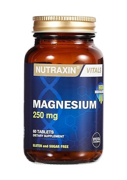 Vitals Magnesium 250 Mg 60 Tablet Takviye Edici Gıda modelleri