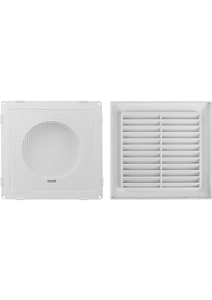 Havalandırma Izgarası Uç Izgarası Böcek Koruması Yuvarlak Ø 100 mm Beyaz Abs Izgara fırsatları