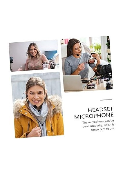 2 Adet Kablolu -Monte Kondansatör Mikrofon Hoparlör Amplifikatörü Gürültü Azaltma Rahat Sünger Malzeme -Günlük Konfor fırsatları