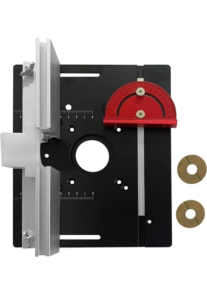 3'lü Yönlendirici Tabla Ekleme Plakası Alüminyum Alaşımlı Ahşap Freze Flip Board Kırpma Makinesi Gravür Yardımcı Alet Ağaç Işleme Tezgahları