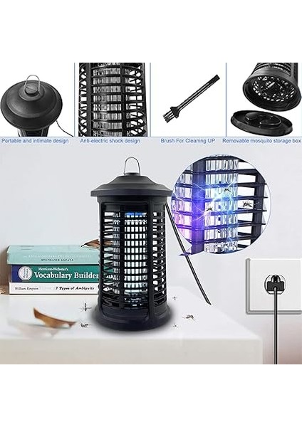 Elektrikli Böcek Öldürücü Iç Mekan/dış Mekan, 4200V Yüksek Güçlü Sivrisinek Öldürücü Katil, Su Geçirmez Böcek Sineklik Zapper Sivrisinek Tuzağı Dış Mekan, Sinek Tuzağı, Ev, Bahçe, Arka Bahçe, Kamp indirimleri