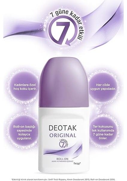 Original Kadın 7 Güne Kadar Etkili Roll-On Deodorant 35 ml fiyatları