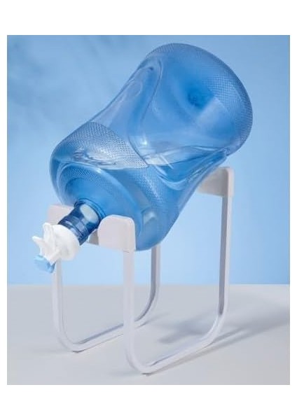 Damacana Musluk Başlığı ve Metal Ayak Stand Seti, Pratik Su Alma Aparatı, Paslanmaz Metal Stand, Her Boy Damacanaya Uyumlu, Kolay Montajlı, Ev ve Ofis Için