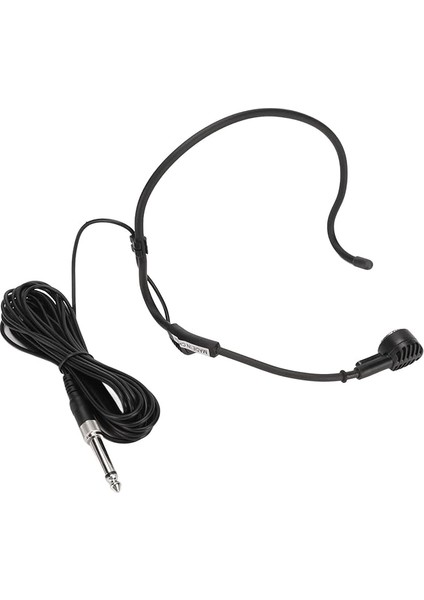 16.4ft Kablolu Kulaklık Mikrofon 6.35MM Kulak Kancası Mikrofon Karaoke Hoparlörleri Için Ergonomik Dinamik Kulak Kancası Mikrofon Öğretim Sahne Performansı Hifi Ses