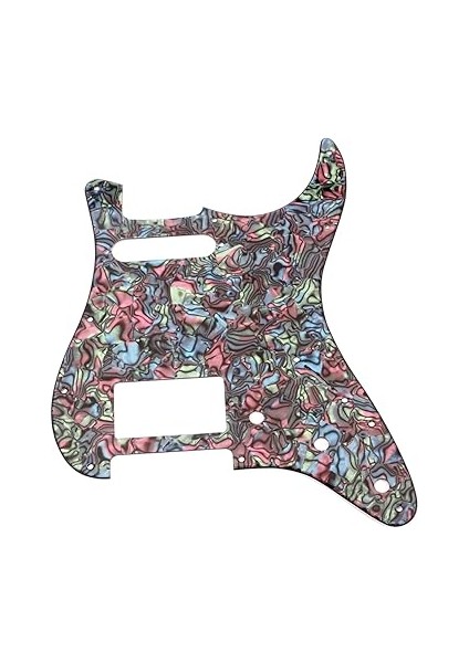 Karalama Plakası Çok Renkli Pickguard Tek Humbucker 3 Katlı Kazıyıcı Gitar fırsatları