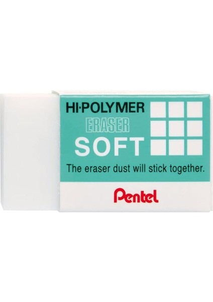 Hi-Polymer ZES08 Silgi Soft Ekstra Yumuşak, Beyaz