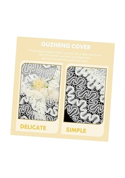 Piyano Örtüsü Guzheng Enstrüman Pleuche Guzheng Kapağı Elektrikli Piyano Koruyucu Müzik Aleti Için Kapak Piyano Toz Kapağı Guzheng Kapağı Guzheng Için Kapak Dantel Yellow modelleri