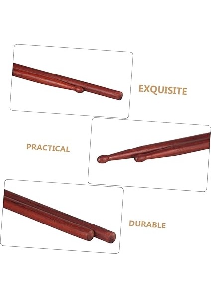 Dayanıklı Ahşap Davul Çubukları Pratik Vurmalı Çalgı Aleti ve Pratik indirimleri