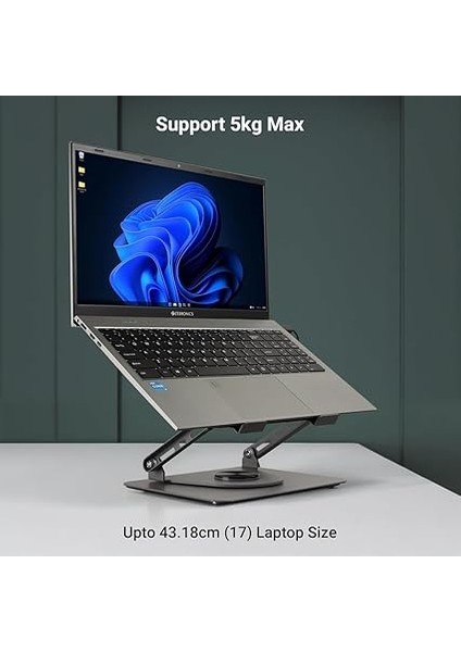 Wlue Alüminyum Laptop ve Tablet Standı, Manyetik Fanlı, Magsafe Uyumlu Telefon Tutuculu, 10-17.3 Inç, Soğutucu fırsatları