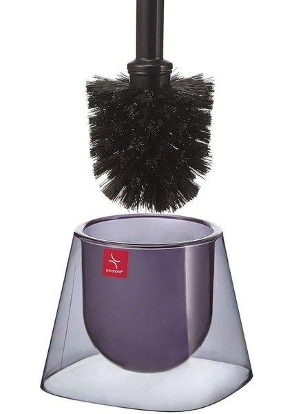 Neon Tuvalet Fırçası Gövde Şeffaf Siyah Sap Opak Siyah M-E19-25-06 fırsatları