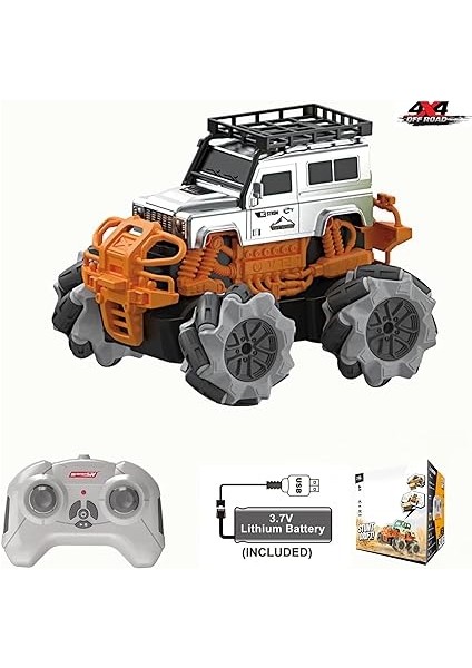 4x4 Offroad Uzaktan Kumandalı Akrobat Drift Arabası Offroad Jeep Araba 360° ve 45° Yatay Hareket Drift Atan Şarjlı Çılgın Araba (Gri) fiyatları
