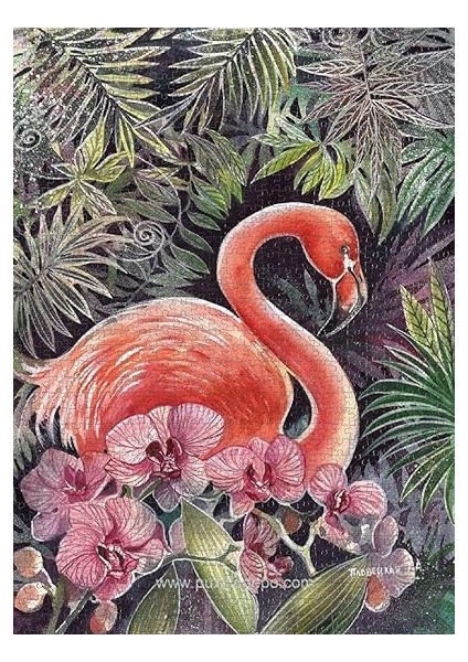 Puzzle 41097 Flamingo - 1000 Parça - Tatiana Plovetskaya modelleri