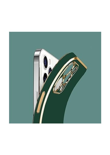 iPhone 15 Pro Kılıf Luxury Seri Kamera Korumalı Silikon Kapak Kırmızı modelleri