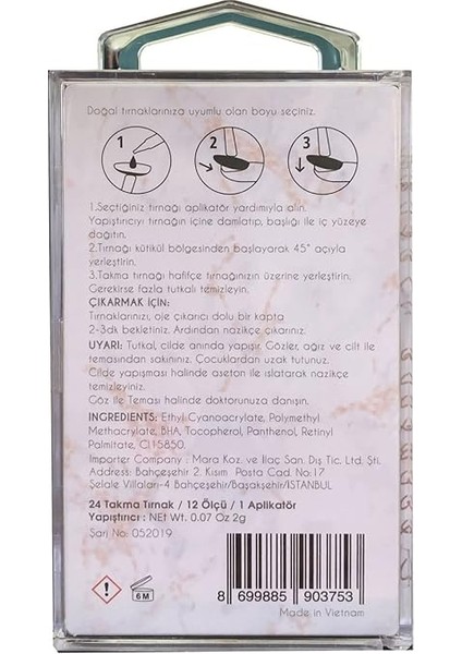 Kozmetik Nail Kit Pretty In Nude Takma Tırnak 1 Paket (1 x 250 G) fiyatları