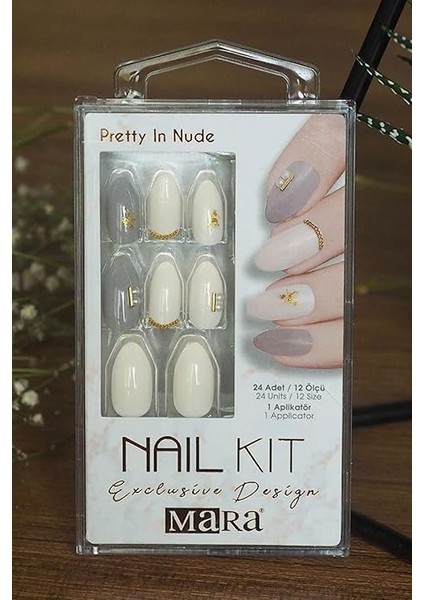Kozmetik Nail Kit Pretty In Nude Takma Tırnak 1 Paket (1 x 250 G) fırsatları