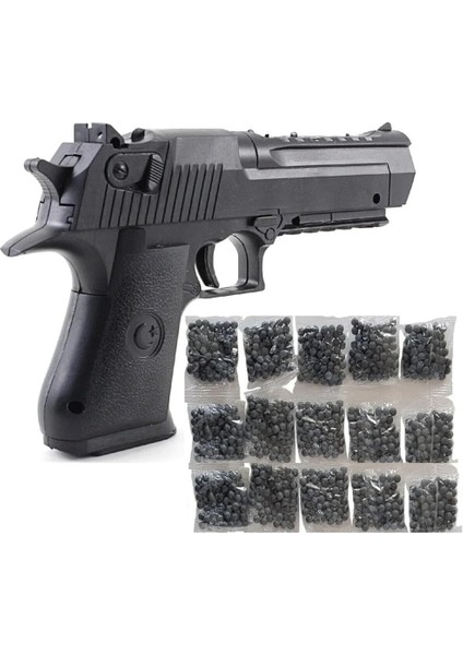 Boncuklu Oyuncak Tabanca ve 15 Paket Boncuk - Oyuncak Tabanca - Boncuklu Tabanca