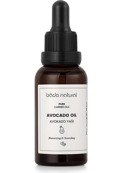 Natural Avokado Yağı Soğuk SIKIM%100 Saf 30 ml