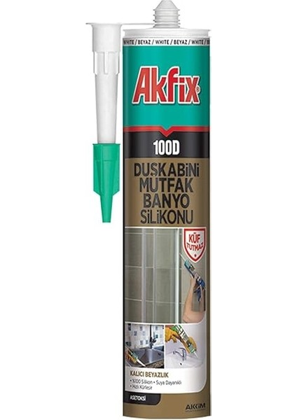 100D Duş Kabini Silikonu Şeffaf - SA061