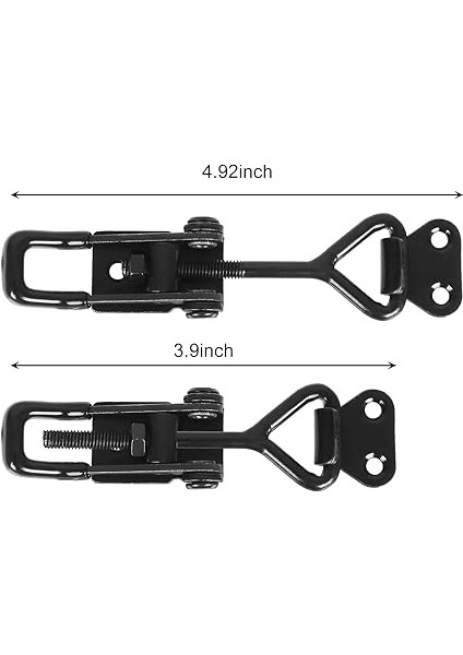 GH4002 6 Adet Hızlı Gergi Mandalı, Ayarlanabilir Yüksek Performanslı Mandal Kelepçesi, 550 Lbs Tutma Kapasitesi, Sigara Içen Kapı Kilidi, Metal Çekme Kilidi, Kutu, Kapı, Dolap, Çanta Için fiyatları