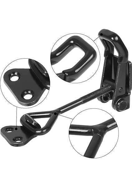 GH4002 6 Adet Hızlı Gergi Mandalı, Ayarlanabilir Yüksek Performanslı Mandal Kelepçesi, 550 Lbs Tutma Kapasitesi, Sigara Içen Kapı Kilidi, Metal Çekme Kilidi, Kutu, Kapı, Dolap, Çanta Için fırsatları