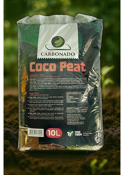 Peat 10L Organik Bitki Yetiştirme Ortamı (Hindistan Cevizi Torfu) fiyatları