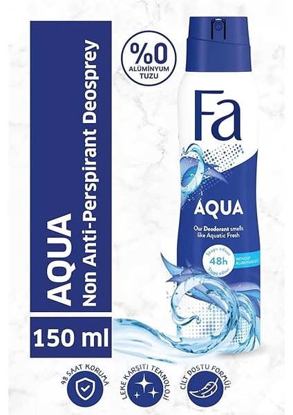 Women Aqua Fresh Deniz Ferahlığı Deosprey 150 ml fiyatları