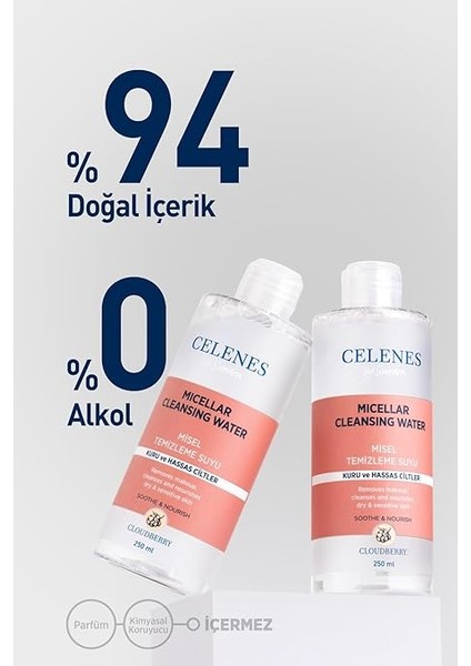 Cloudberry Misel Temizleme Suyu Kuru ve Hassas Ciltler (250 Ml) fırsatları