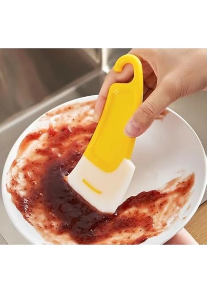 Tava Kazıyıcı Spatula, Mutfak Temizleme Aparatı, Yağ ve Yemek Artığı Temizleyici