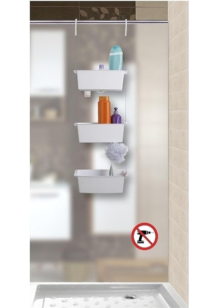 Mai N43 Duş Seti - Beyaz