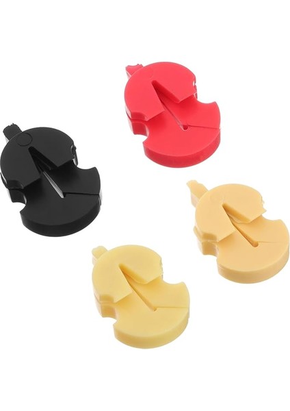 4ADET Violin Özel Sessizleştirici Dayanıklı Pratik Violin Susturucuları Esnek Kauçuk Yapı Müzik Aleti Aksesuarları