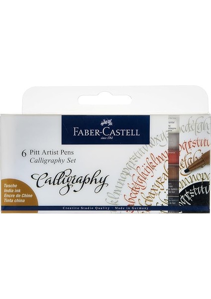 Pitt Çizim Kalemi Kaligrafi Seti 6’lı