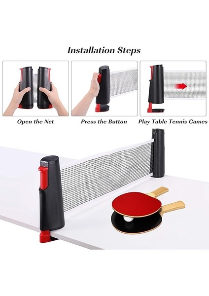 Masa Tenisi Ağı, Masa Tenisi Ağı, Masa Tenisi Ağı, Uzatılabilir, Masa Tenisi Ağı, Ping Pong Filesi, Ayarlanabilir Uzunluk 170 (Maks.) x 14,5 Cm, Her Türlü Masa Için, Gri fırsatları