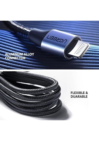 Örgülü 36W Pd Type-C To Lightning Hızlı Şarj ve Data Kablosu 1 Metre indirimleri