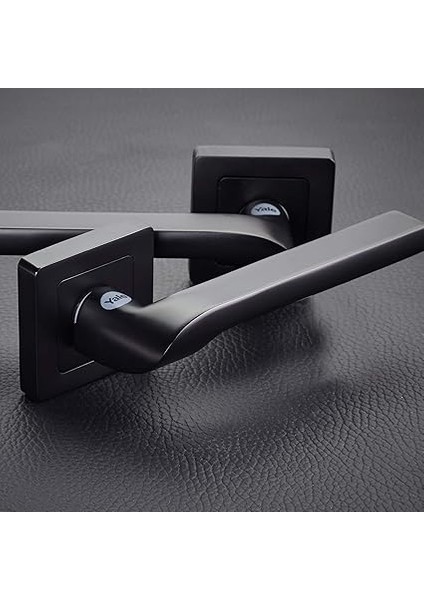 Siena Serisi 35-ZR-8X8-A002-CE-56-11, Rozetli Silindirli Kapı Kolu, Siyah Mat Kaplama, Parçalar Dahildir indirimleri