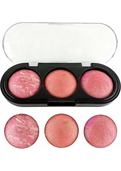 3'lü Allık - Terracotta Blush No : 1