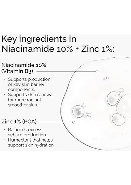 Ordinary Niacinamide 10% + Zink 1% 30ML modelleri
