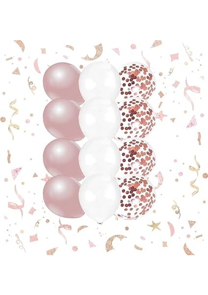 Yaş Rose Gold Konsept Doğum Günü Seti indirimleri