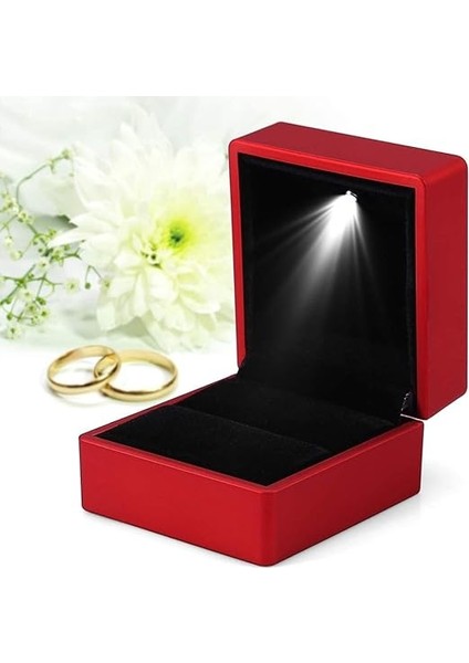 Madam&amp;matmazel Kadın Modası Işıklı Yüzük Kutusu Hediye, Söz, Nişan, Evlilik, Teklif, Takı, Alyans, Düzenleme, Organizer fırsatları