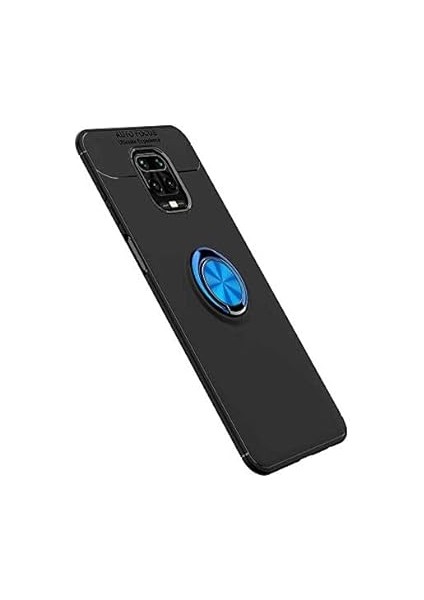 Xiaomi Redmi Note 9 Pro Kılıf Siyah-Mavi Draco Yüzüklü Silikon Orijinal Esnek Ince Geliştirilmiş Dayanıklı Darbe Karşıtı Koruyucu Yeni Nesil Tasarım (Xiaomi Redmi Note 9 Pro, Siyah-Mavi) fiyatları