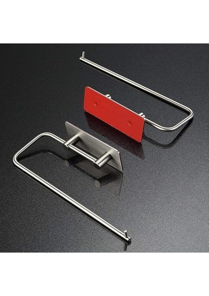 Paslanmaz Çelik Kağıt Havluluk Aparatı Inox SS304 - Kendinden Yapışkanlı modelleri