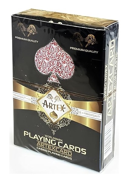 Jumbo Boy Plastik Poker Oyun Kağıdı (Casino Playing Cards) (Kırmızı) fırsatları