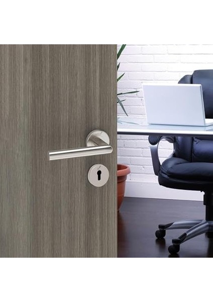 Rozetli L Tip Kol Rozetli Oda Kapı Kolu 1 Takım fiyatları