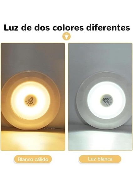 Uzaktan Kumandalı ve Basmalı Düğmeli 3 Adet Kendinden Yapışkanlı LED Işık Paketi, Kablosuz Kurulum, Iç Mekan Kullanımı Için Ideal, Beyaz Işık (Piller Dahil Değildir) fırsatları