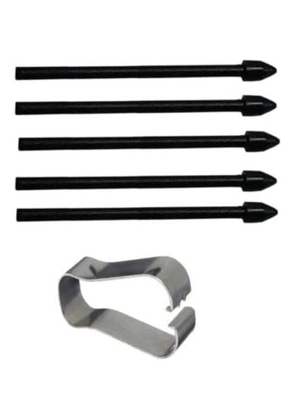 Galaxy Tablet S Pen Kalem Yedek Ucu (5ADET) S6/s7/s8/s9/lite/fe/plus S21ULTRA/S22ULTRA/S23ULTRA Siyah