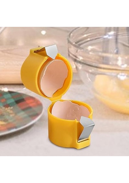 Yumurta Açıcı Aracı, Yumurta Kraker - Paslanmaz Çelik Çırpma Teli,3x Yumurta Kabuğu Açıcı Topper Kesici, Yumurta Ayırıcı Aracı, Yumurta Kırıcı, Çiğ Yumurta Mutfak Pişirme Için Taşınabilir modelleri