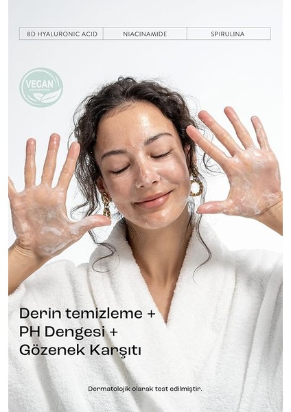 Professional Marine Algae, Sebum Dengeleme Günlük Yüz Temizleme Jeli, 200 ml fırsatları