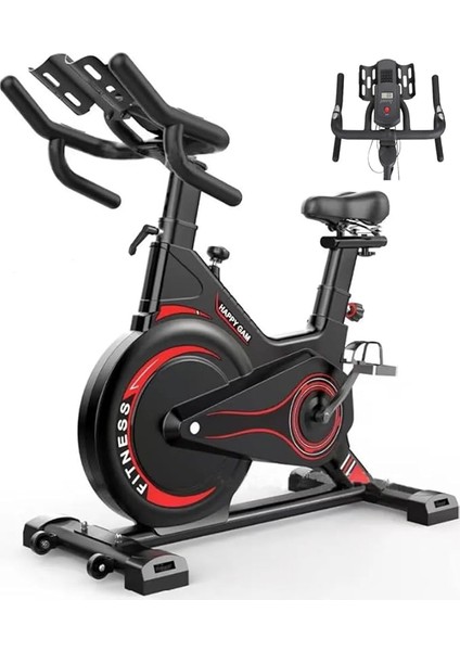 Kondisyon Bisikleti Pb-02 - Alüminyum/alaşım Çelik, 16 Resistance Level, LCD Display, 8 kg Volan, 150 kg Maximum Weight, Kompakt Tasarım