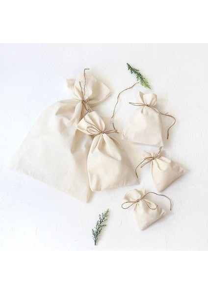 Düz Krem Ham Bez Kese, 10X15 cm 10 Adet modelleri