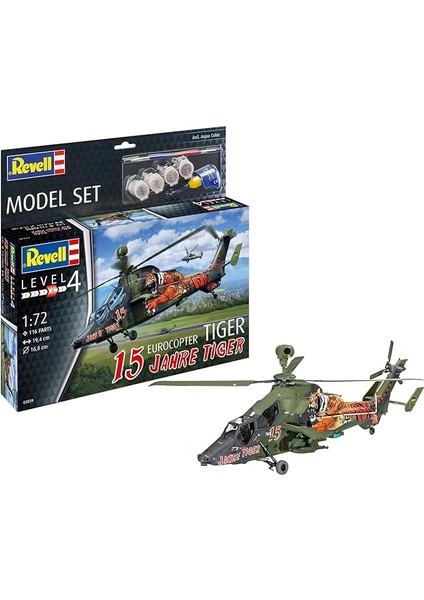 Model Set Eurocopter Tiger, 15 Jahre Tige, Oyuncak